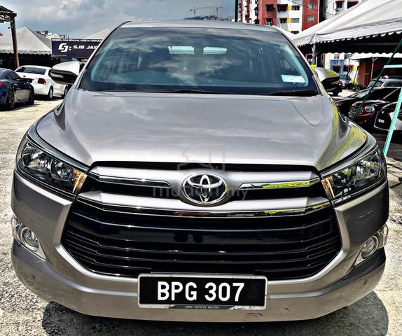 2017 Toyota INNOVA 2.0 G (A)TOYOTA SERVICE RECORD - 2