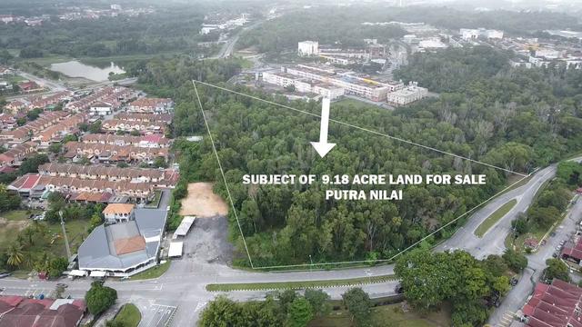 9.18 acre Development Land for sale at Putra Nilai 1