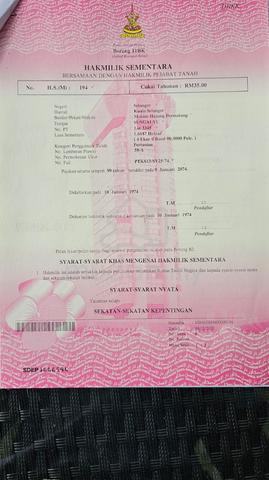 4 acres non bumi lot agricultural land sg yu mukim hujung permatang ks 1
