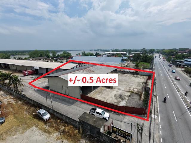 Teluk Intan Prime Land WCE Highway Warehouse Factory Shoplot  0.5Acre 1