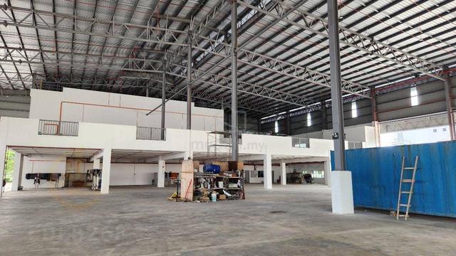 Pulau indah industrial park klang factory 1000amp 45ft ceiling height 1