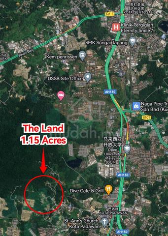 1.15 Acres Land at 10th Mile, Landeh, Kuching 1