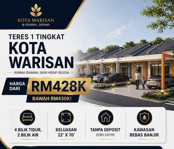 Projek Baru Teres Setingkat Kota Warisan 1