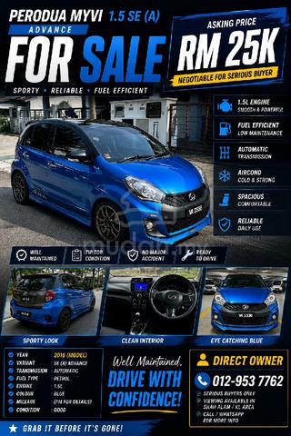 2016 Perodua MYVI 1.5 ADVANCE MY11 M600 FACELIFT - 3