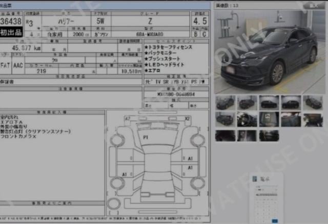 2021 Toyota HARRIER 2.0 Z Sunroof 4.5Grade - 5