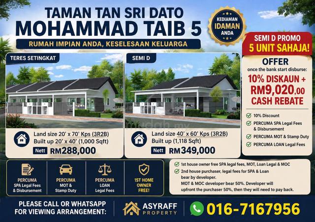 Rumah paling murah di klang 1