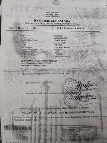 Tanah 340 depa dekat SMK KANDIS & SK KANDIS 1