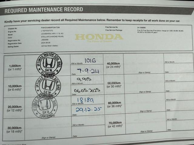 RS⭐2024 Honda WR-V 1.5 FSR HONDA 22K KM WARRANTY - 4