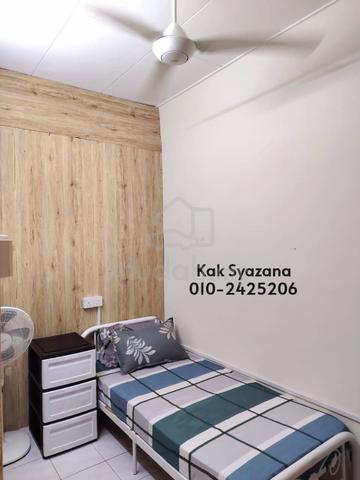Bilik NON SHARING Partition Muslim ✅ FULLY FURNISHED & FREE WiFi 🔥 1