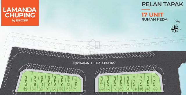 [EN-BLOC] 17 Units Shop-Office @ Lamanda Chuping, Perlis 1