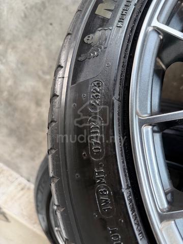 Rim enkei pfm1 18 inch tayar michelin ps5 - photo 4 of 6
