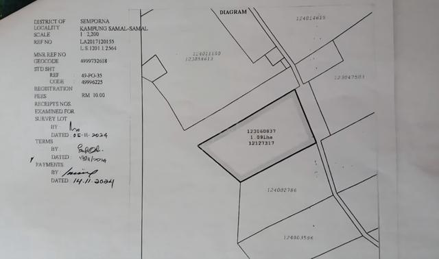 SEWA! Tanah Tebing Laut/Jalan Utama Pulau Bum-bum Semporna 1