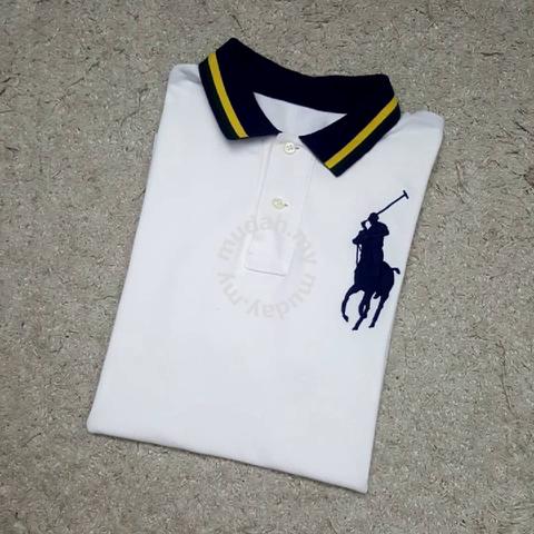 Ralph Lauren 3 stripes collar Polo t-shirt - Clothes for sale in Johor  Bahru, Johor