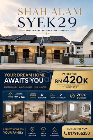 Teres Setingkat Shah Alam Syeksyen 29 lombong perak 3 1