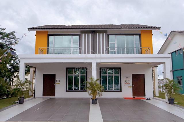 Full Loan Low Monthly Freehold Double Storey House Jasin Tol Nr Serkam 1