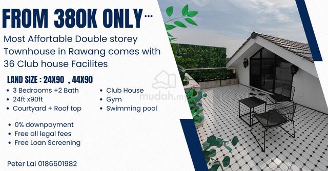 New D2-Storey Landed Townhouse in Rawang with 0% Downpayment 1