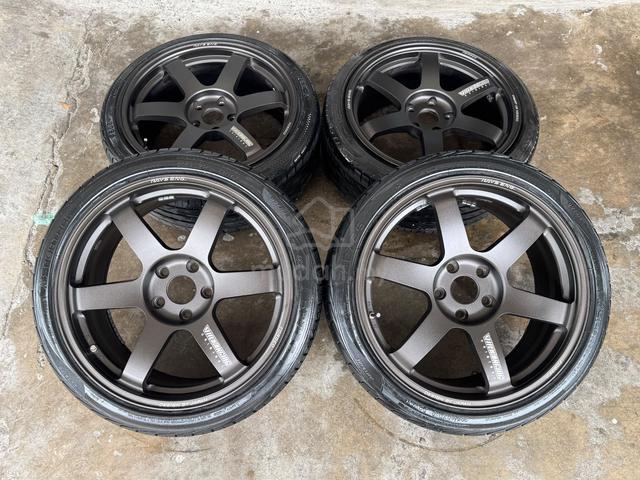 Sport rim second 18 TE37 WTR FF siap tayar civic - photo 3 of 6