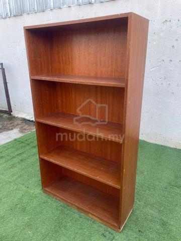 YF18AA Almari Rak Buku Kayu 3 x 5.3 Feet 4 Tier - photo 2 of 6