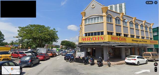 Setapak Indah 3 Storey Corner Shop Built up 4900sf  1