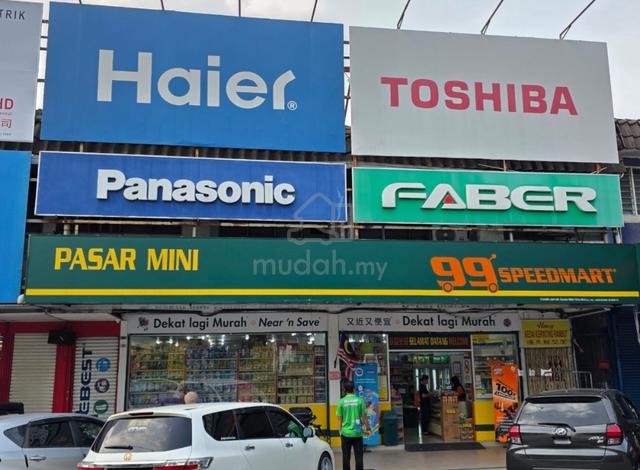 facing mainroad 2unit side by side shop Taman Putra Ampang 1