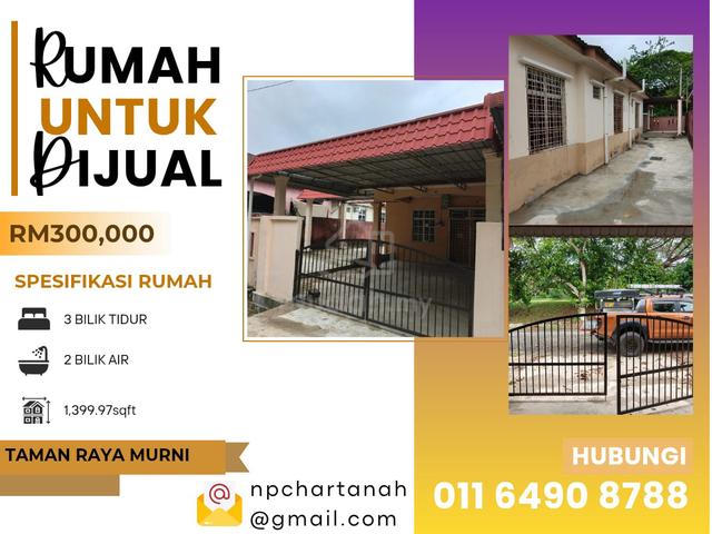 Rumah Sedia Untuk Dijual - Taman Raya Murni 1