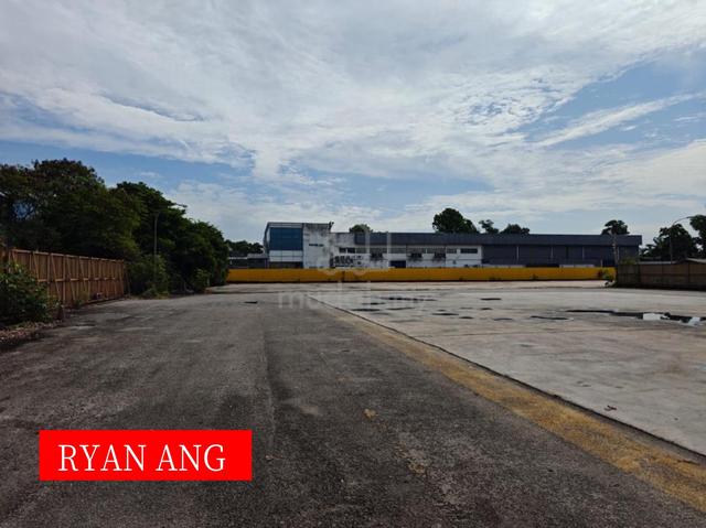 Concrete Flat Industrial Land For Rent At Bukit Minyak 1