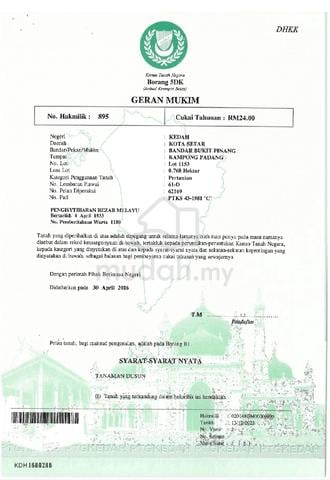 Tanah dan Rumah Untuk Dijual 1