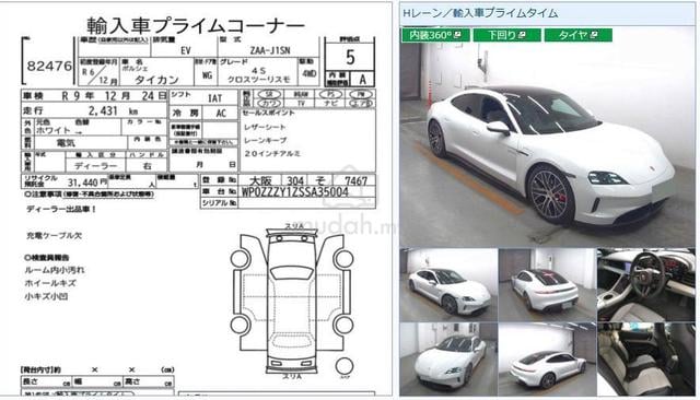 2024 Porsche TAYCAN 4S Rdy Stock Battery+ Facelift - 2