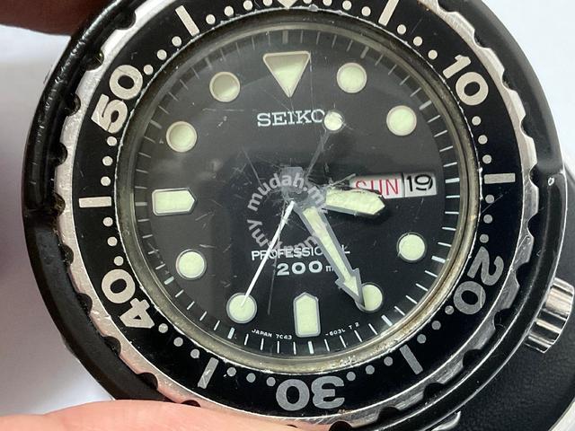 Seiko 7C43 6020 Quartz Tuna Sbbn009 Watches Fashion