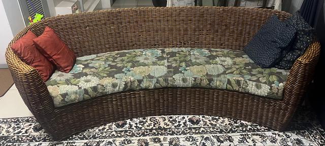 Sofa Rotan (3 seater) + extra cover - photo 3 of 3