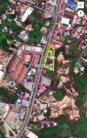CL industrial zoning Menggatal / Road side / Flat land 1