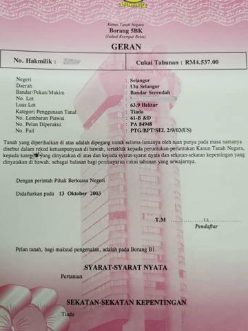 RAWANG Sungai Buaya Choh Land Potential for Industrial Development 1