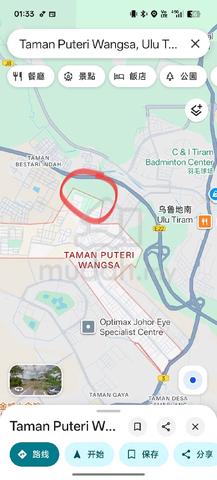 Ulu Tiram free hold land 1