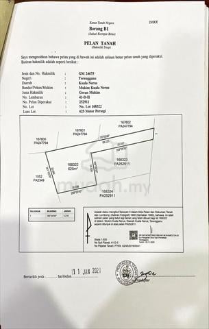 2 lot tnh Perumahan Kg. Padang Air, Kuala Nerus, Terengganu.utk dijual 1