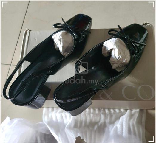 Milliot & Co Freya Slingback Pumps With Bows Black - photo 2 of 6