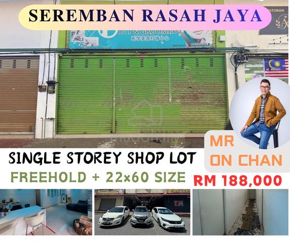 CHEAP SALE SEREMBAN RASAH JAYA 🔥🔥SINGLE STOREY SHOP FACING MAIN Road 1