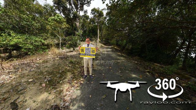 (360 VR) Near Bukit Genting 1 Acre Sea View Hill Land Near Main Road 5