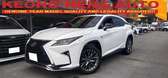 2016 Lexus RX200T 2.0 F SPORT (A) 88K KM 2YRS-WRTY - 1