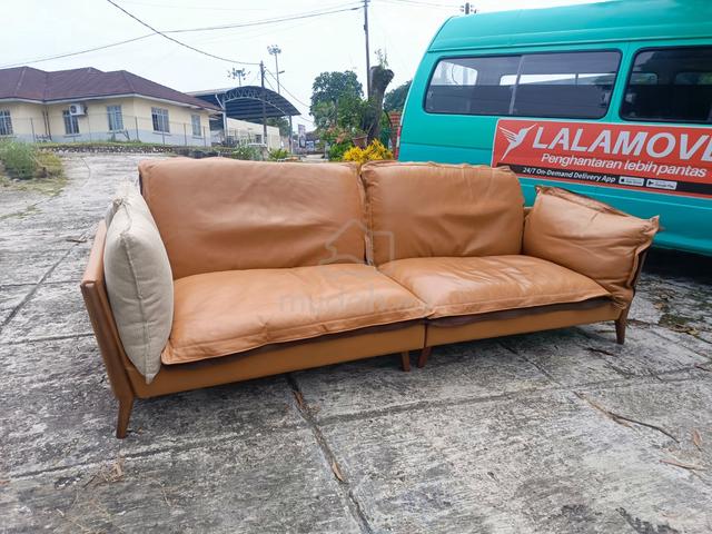 Sofa 3 Seater Leather - photo 5 of 6