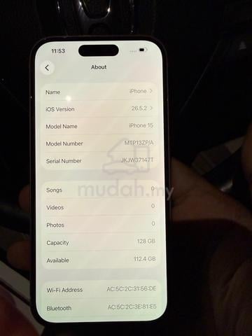 iPhone 15 128 GB - photo 2 of 3