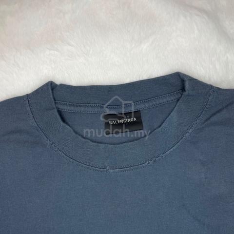 Balenciaga Dirty BB Paris Icon Blue Tee - photo 5 of 6