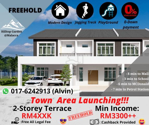 [FULL LOAN] Double Storey Teres Tanjung Minyak Cornerlot Family Store 1