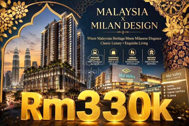 1 Stop to Midvalley ! 3R @ Airbnb Friendly - Walk to MRT | High ROI 1