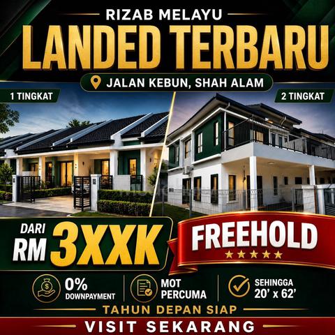 Cheapest Rizab Melayu Double Storey and Semi D 1