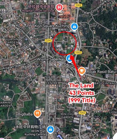 43 Points Land (999 Title) at near Sarawak General Hospital, Kuching 1
