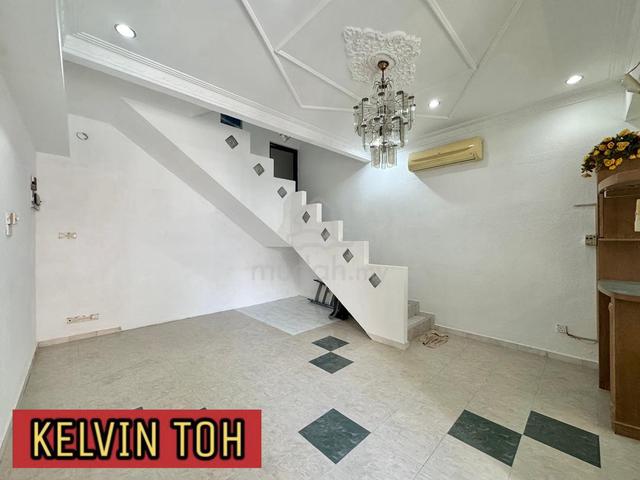 2 STOREY TERRACE LA 1280sf BASIC RENOVATED MORNING SUN SUNGAI ARA 1