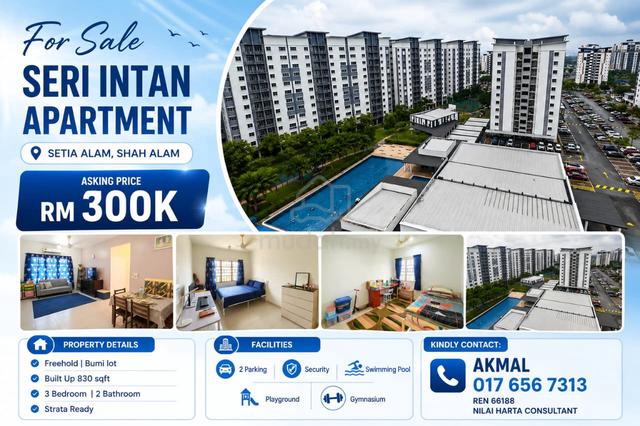 Seri Intan Apartments @ Setia Alam 1
