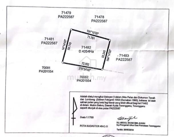 Tanah Kebun Sawit Pulau Manis 1