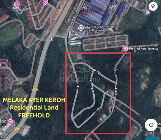 Ayer Keroh FREEHOLD Residential Land 20,000 sq ft 1