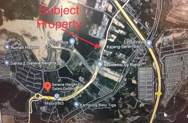 Vacant land 0.3 acres for sale at Batu Tiga Jalan Bangi Lama Semenyih 1
